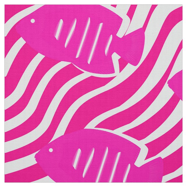 Tissu Poisson tropical (Échantillon)