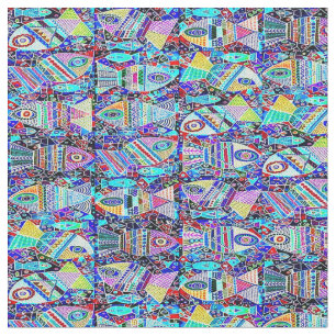Tissu Poissons d'arc-en-ciel crépusculaires