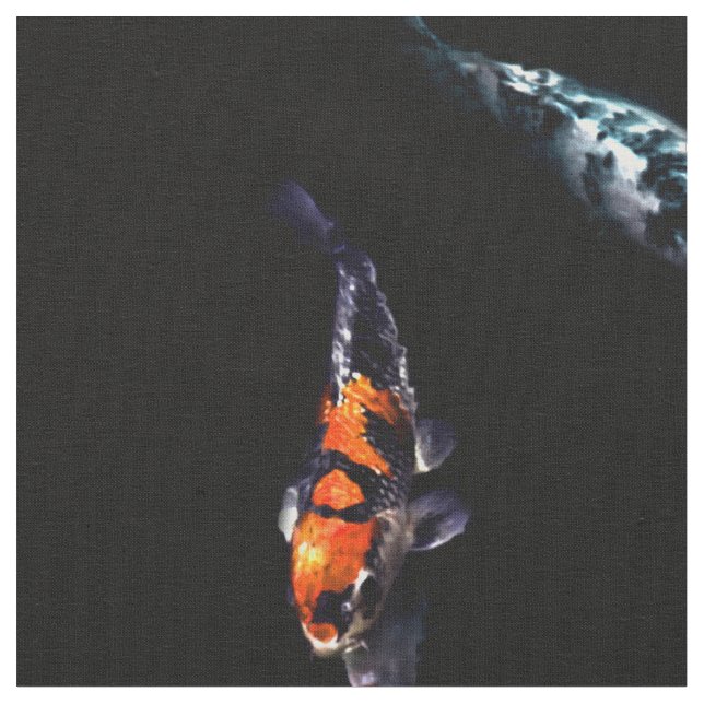 Tissu Poissons de coloration de Nishikigoi Koi (Fermer)