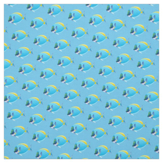 Tissu Poissons Tissu-Tropicaux faits sur commande (Échantillon)