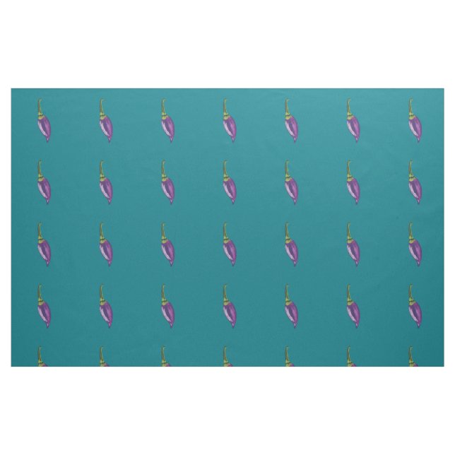 Tissu Poivrons chauds violets (Fat Quarter)