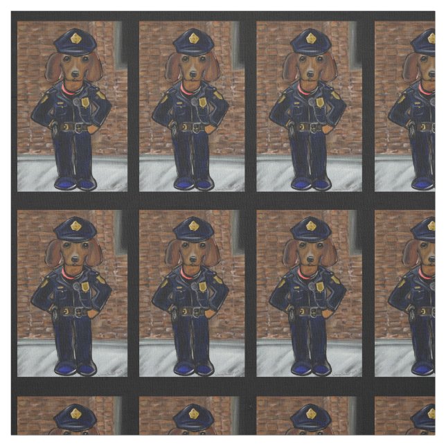 TISSU POLICIER DOXIE ROUGE (Échantillon)