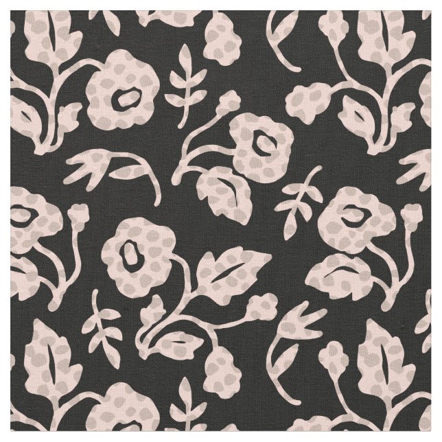 Tissu Polka Dot Flower (Fermer)