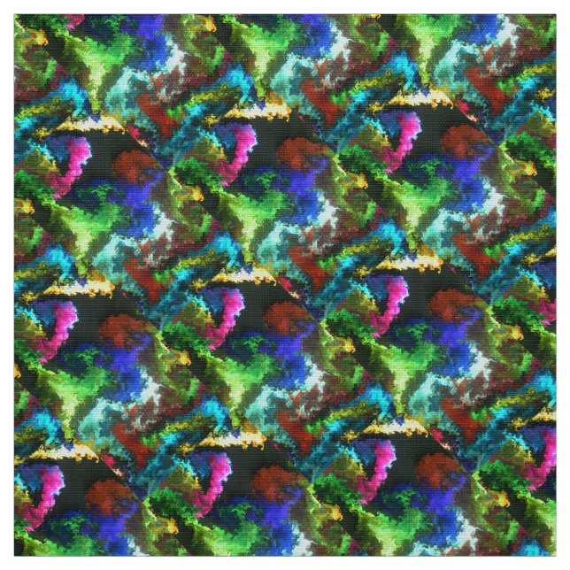 Tissu polyvalent multicolore - Vibrant (Échantillon)