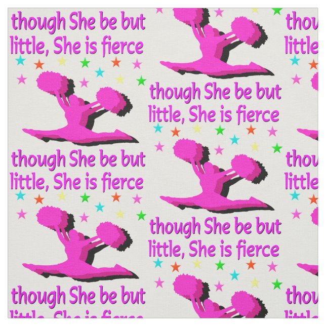 TISSU POM-POM GIRL FIERCE (Échantillon)