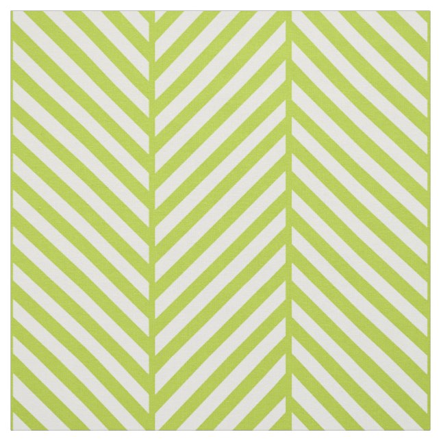 Tissu Pomme Green Herringbone Grande échelle (Échantillon)
