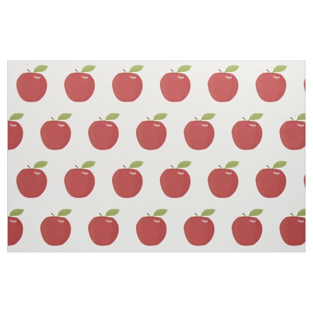 Tissu pomme rouge (Fat Quarter)