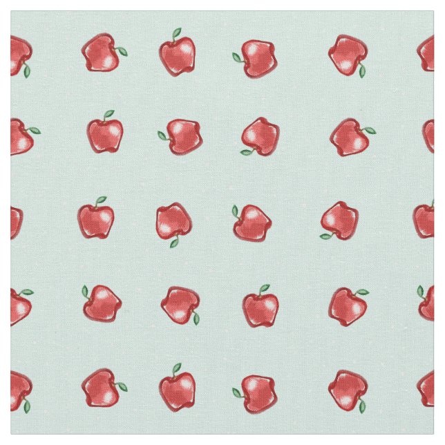 Tissu Pommes sur le point de la int (Fermer)