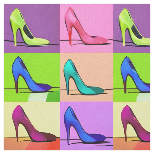 Tissu Pompes de Stiletto, Poster d'Art à talons hauts (Échantillon)