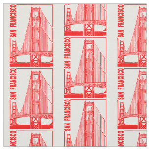 Tissu Pont Francisco-D'or en porte de San