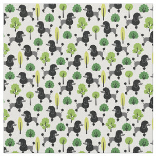 Tissu Poodle dans le parc