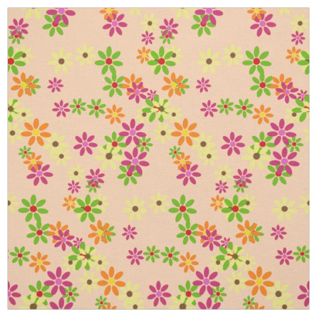 Tissu Pop Art Flowers motif sans faille + vos idées (Échantillon)