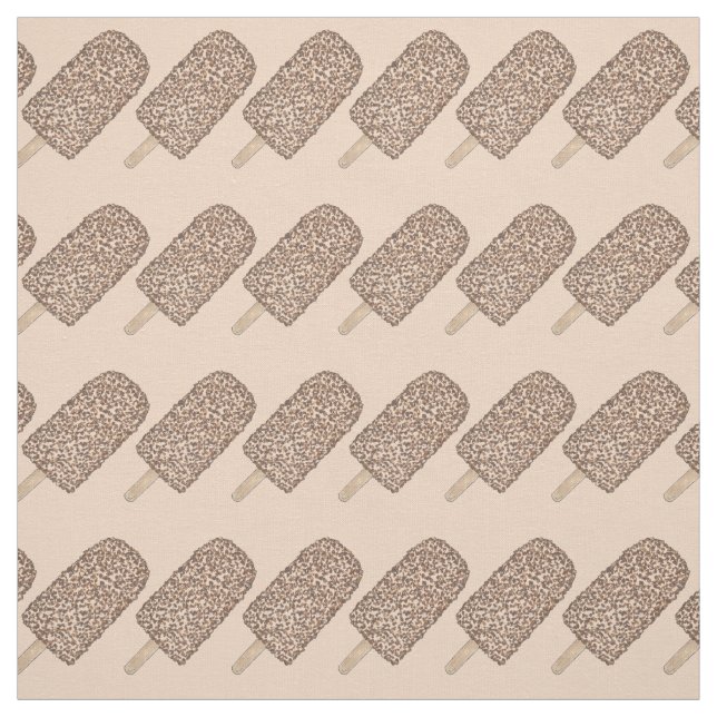 Tissu Pop Popsicles de crème glacée Éclair au chocolat P (Échantillon)