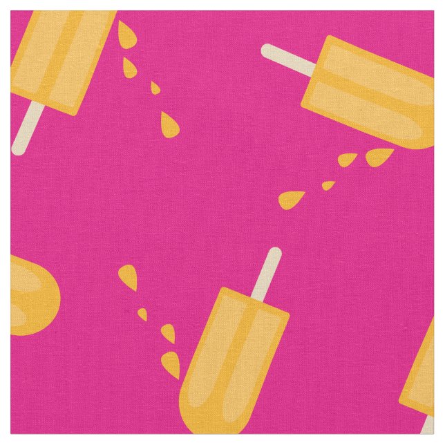 Tissu Popsicles Enfants Mignons Été (Fermer)