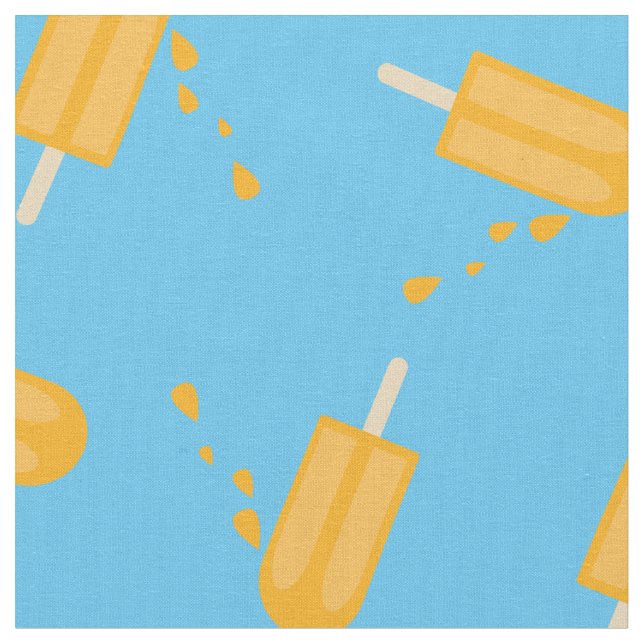 Tissu Popsicles Enfants Mignons Été (Fermer)