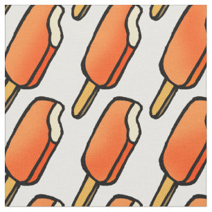 Tissu Popsicles oranges de glace de Creamsicle