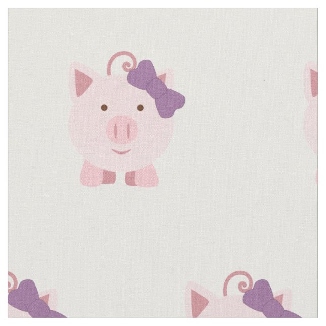 Tissu Porc mignon de fille (Fermer)