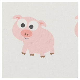 Tissu Porc rose mignon