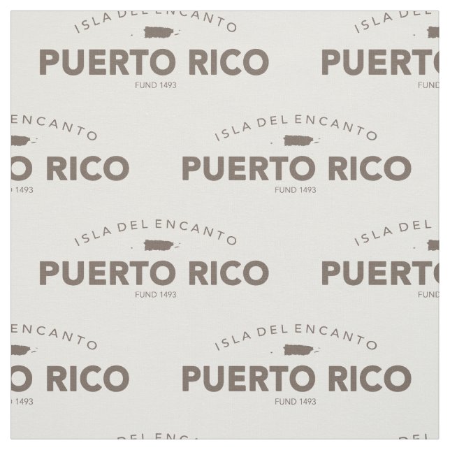 Tissu Porto Rico, Isla del Encanto (Échantillon)