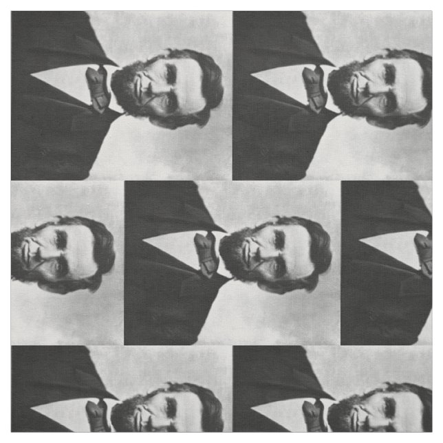 Tissu Portrait d'Abraham Lincoln (Échantillon)