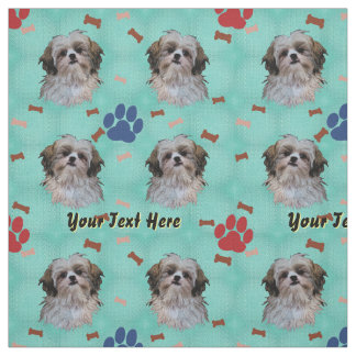 Tissu Portrait Shih Tzu