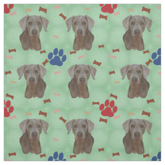 Tissu Portrait Weimaraner