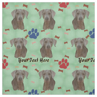Tissu Portrait Weimaraner