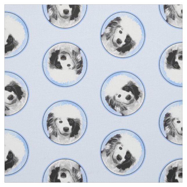 Tissu Portugais peinture de chien d'eau PWD Art original (Échantillon)