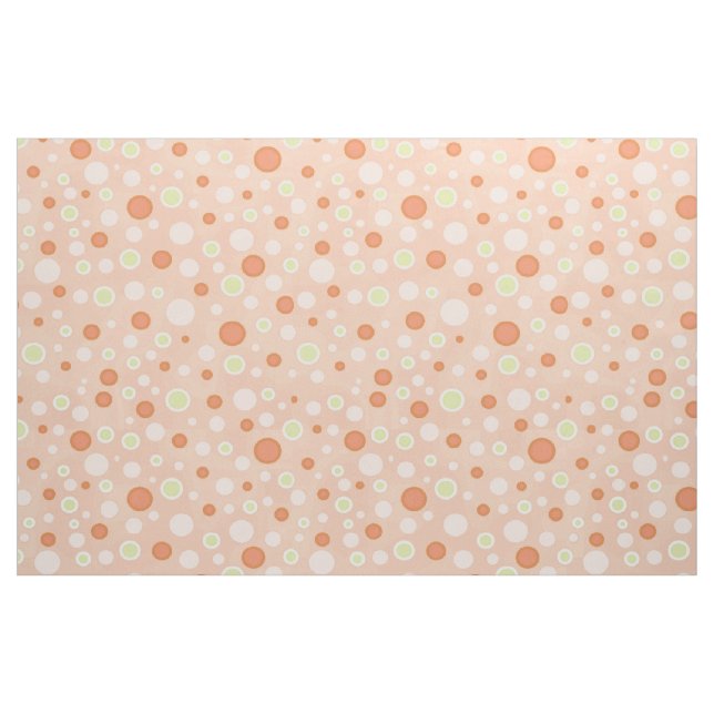 Tissu Poser les cercles de points de polka (Fat Quarter)