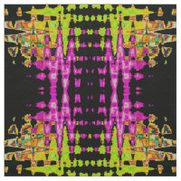 Poster d'art Abstrait Neon Glitch Imprimer