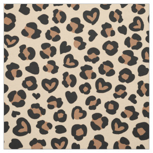 Tissu Poster de animal, Léopard Brown, Spots de guépard,