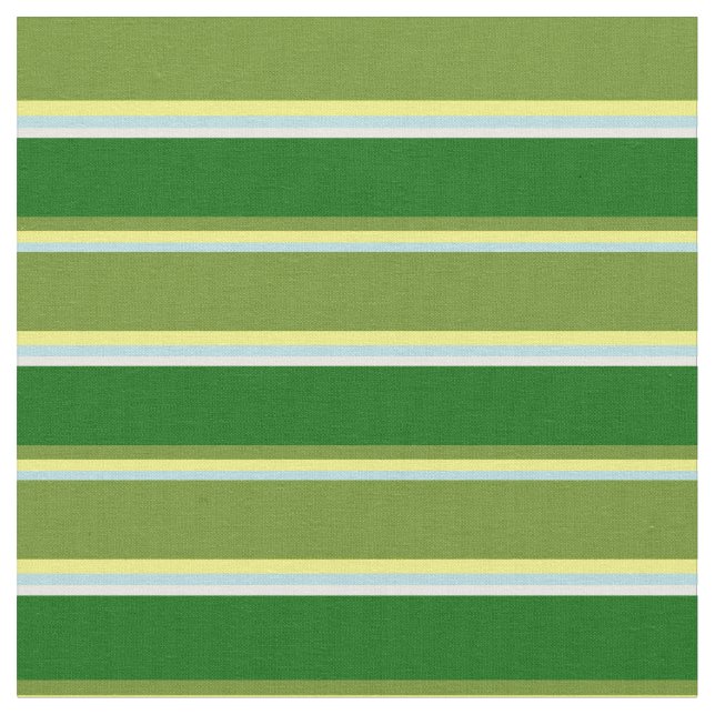 Tissu Poudre bleu, jaune, vert, vert foncé et blanc (Fermer)