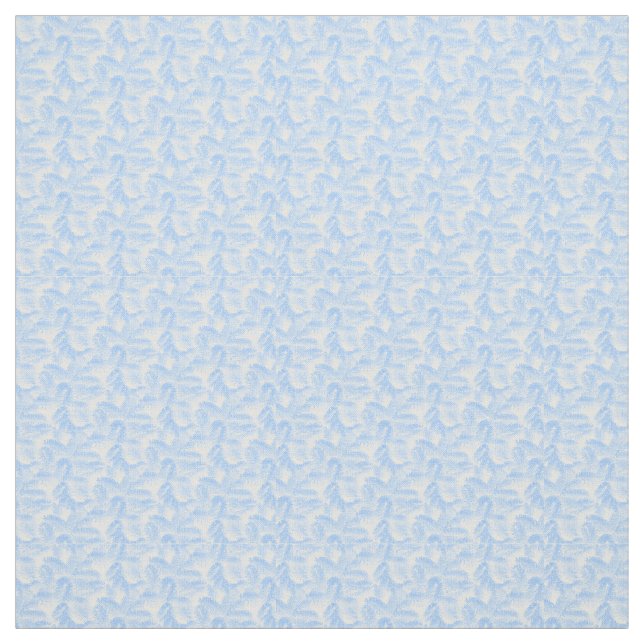 Tissu Poudre Coton d'épinette bleue (Échantillon)