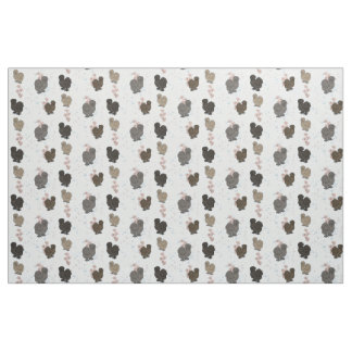 Tissu Poulets de Silkie