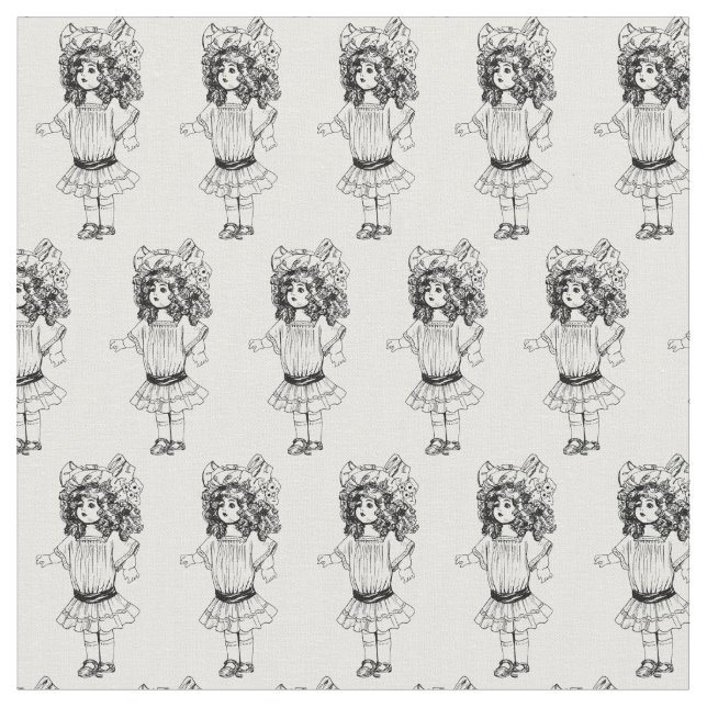 Tissu Poupée victorienne (Fermer)