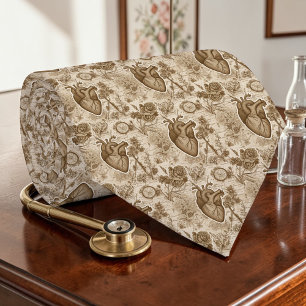 Tissu pour cravate personnalisé avec anatomie du c