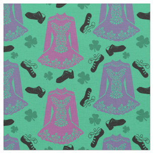Tissu Pour Danseurs Irlandais Danser Robes Chaussures Ve