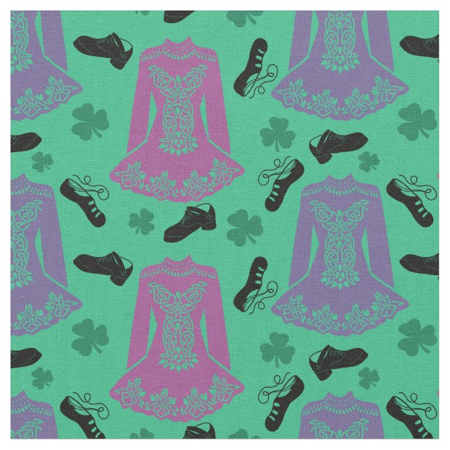 Tissu Pour Danseurs Irlandais Danser Robes Chaussures Ve (Fermer)