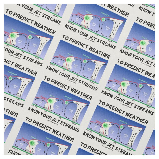 Tissu Pour prévoir le temps connaissez vos courants de (Échantillon)