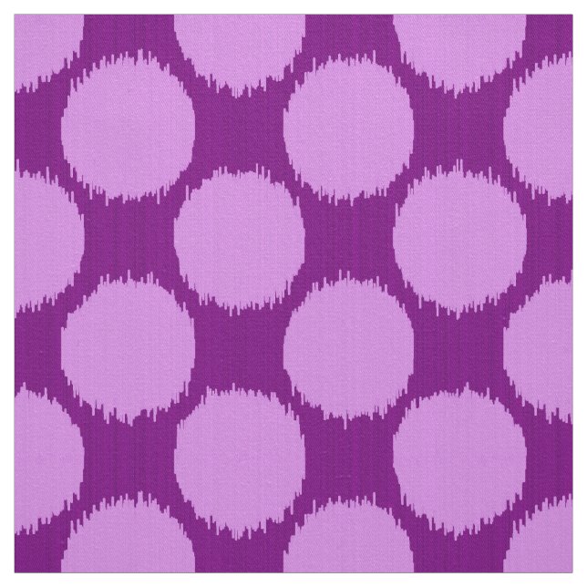 Tissu Pourpre géant de points, d'orchidée et d'améthyste (Échantillon)
