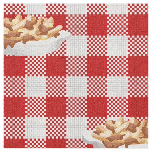 tissu poutine plaid (Fermer)