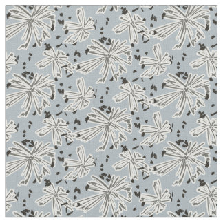 Tissu Prairie de pâquerettes - bleu