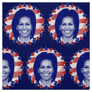 Tissu Première dame Michelle Obama Étoiles et rayures