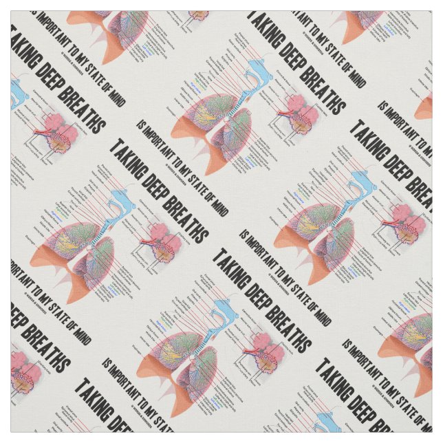 Tissu Prendre De Profondes Respirations Est Important Po (Échantillon)