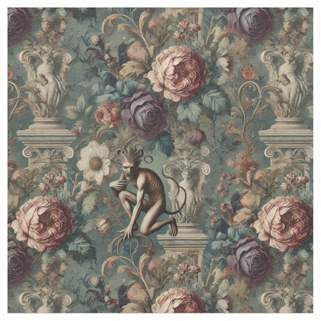 Tissu Prenez un Bow - Carrelage classique gothique victo (Fermer)