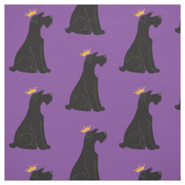 Tissu Prince de Schnauzer (Échantillon)