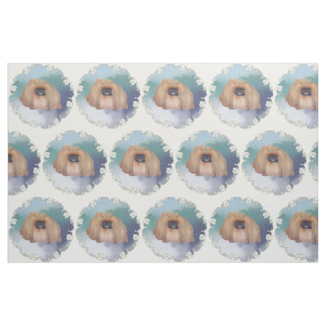 Tissu Princesse de glace Pékinois (Fat Quarter)