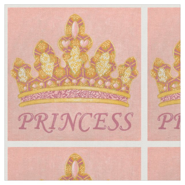 Tissu Princesse ornée de bijoux Crown par Chariklia (Fermer)