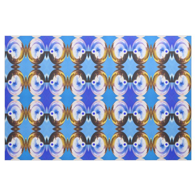 Tissu Printemps bleu (Fat Quarter)