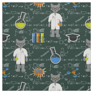Tissu Professeur Cat Fabric